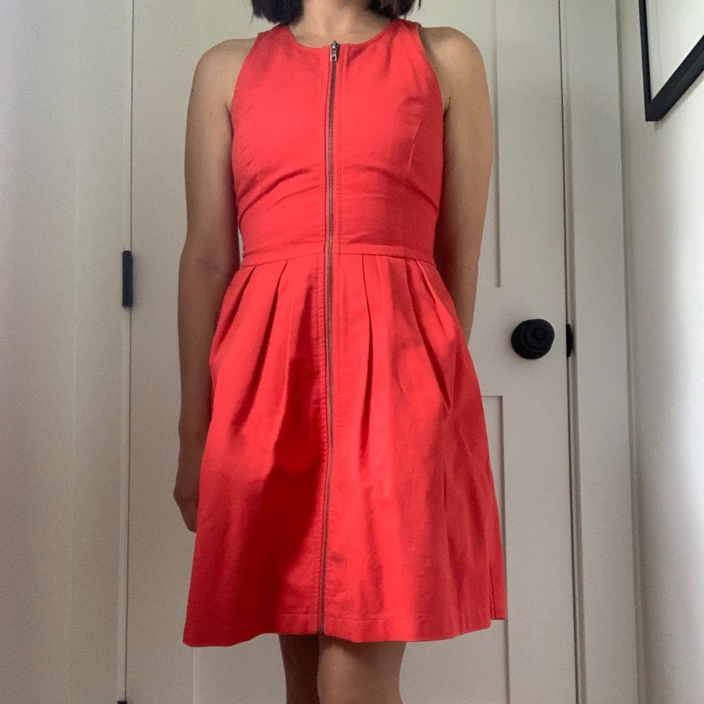 BB Dakota Red Zip Dress